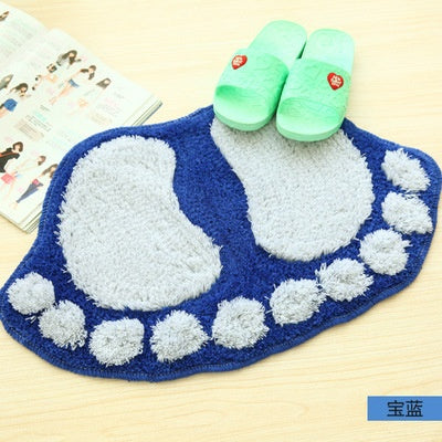 Lovely Big Feet Absorbent Mats Bath Bedroom Toilet Floor Mat