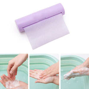 IPRee Paper Soap Flakes Travel Camping Emergency Hand Wash Cleaning Toilet Soap Kits