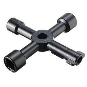 4 in 1 For Train Elevator Cabinet Valve Triangle Square Universal Cross Key