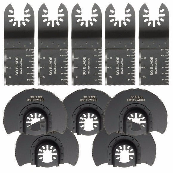 10pcs 35mm 88mm Saw Blades Oscillating Multitool for Fein Poerter Cable Oscillating Tools