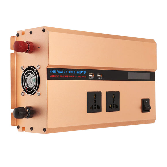 5000W Peak 1500W Modified Wave Power Inverter 12V/24V To 220V 12V to 110V DC To AC Converter