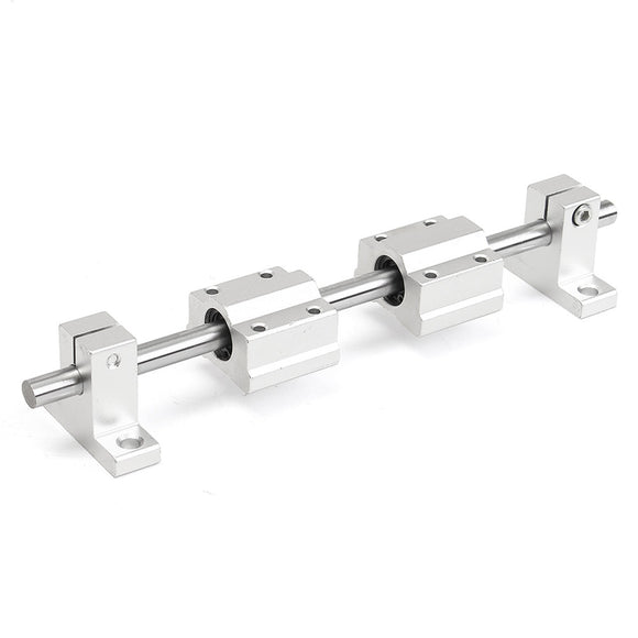 200mm Linear Rail Shaft Rod with Bearing Guide Support and SCS8UU Bearing Block CNC Parts