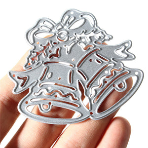 Christmas Bell Metal Die Cutting Stencil Template DIY Scrapbook Photo Paper Gift Party Decor Tool