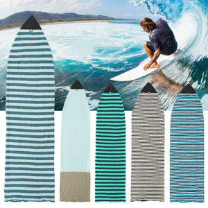 6ft Surfboard Sock Cover Protective Storage Bag For Funboard Shortboard Stretch Terry