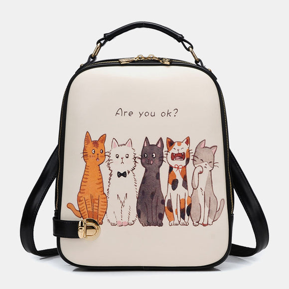 Women Fashion Cat Animal Bag Handbag Crossbody Bag