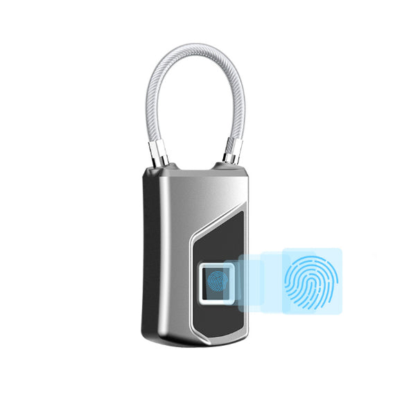 IPRee USB Smart Electronic Fingerprint Padlock Waterproof Anti-theft Suitcase Bag Safety Lock Outdoor Travel