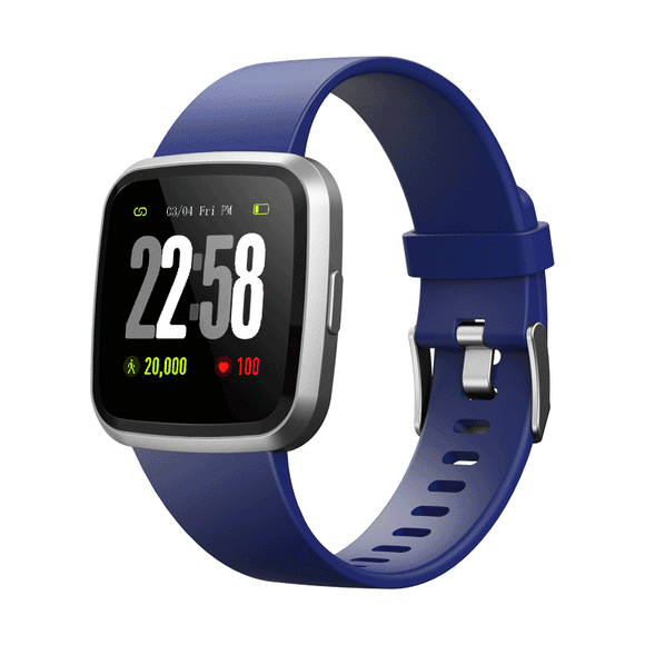 XANES V12C 1.3 HD TFT Full Touch Screen Waterproof Smart Watch Heart Rate Monitor Fitness Bracelet