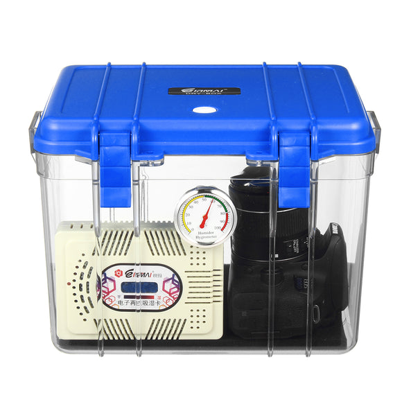 Waterproof Dry Moistureproof Anti-shock Storage Seal Box for DSLR Camera Lens