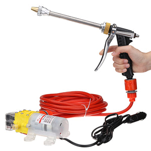 12V Car Interior Exterior Wash Cleaning Hairbrush Cleaner Tools Kit Portable