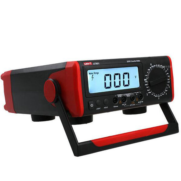 UNI-T UT801 LCD Display Desktop Digital Multimeter with AC/DC Current Voltage Tester