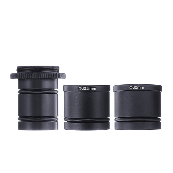 C Mount Adapter 23.2mm 30mm 30.5mm Microscope Eyepiece Lens for CCD Camera