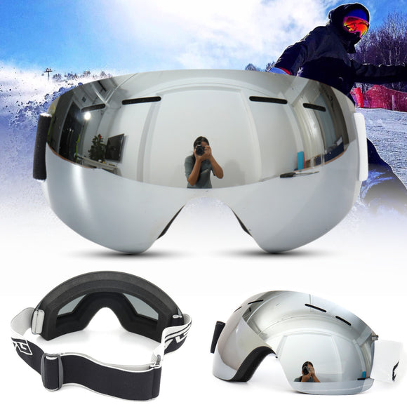 Mens Womens Ski Snowboard Goggles Unisex Anti Fog UV Double Lens Winter Goggle