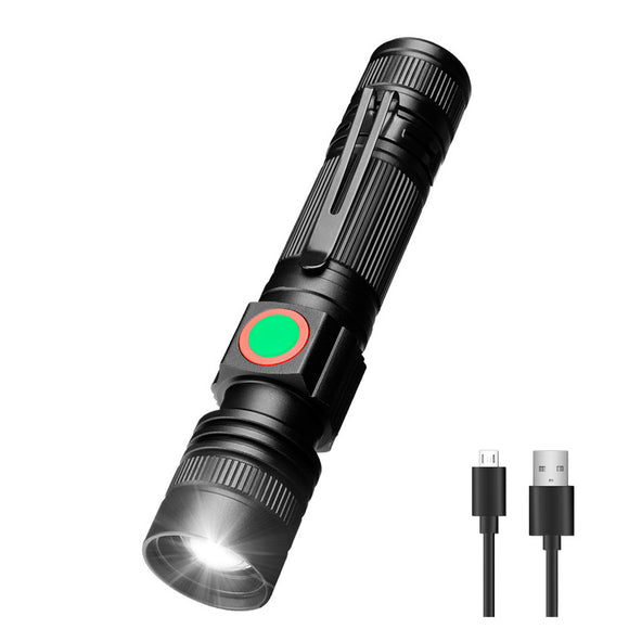 18650 Battery Flashlight Waterproof IPX4 Zoomable LED Lamp 3 Modes Portable Outdoor Hunting Lantern