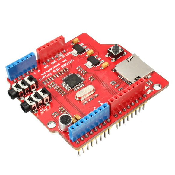 MP3 Music VS1053B Shield Board With TF Card Slot Work With Arduino UNO MEGA