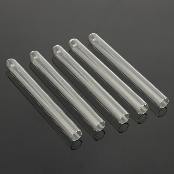 5pcs 100mm Pyrex Glass Blowing Tubes Wall Test Tube