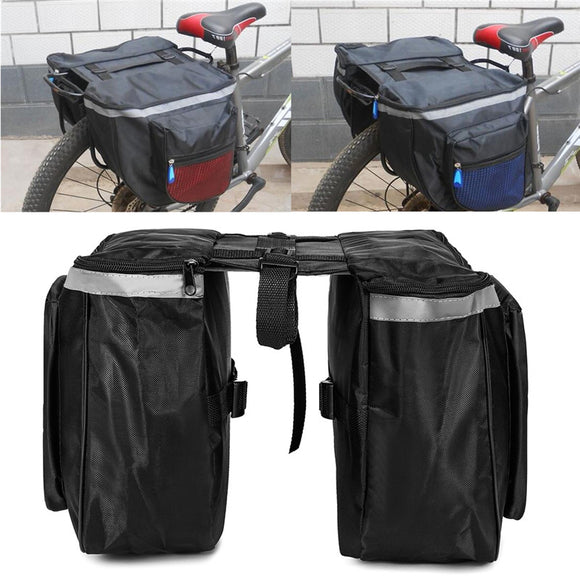 BIKIGHT 20L Bicycle Rear Rack Seat Saddle Bag Cycling Bike Pannier Tail Storage Pouch Bike Bag