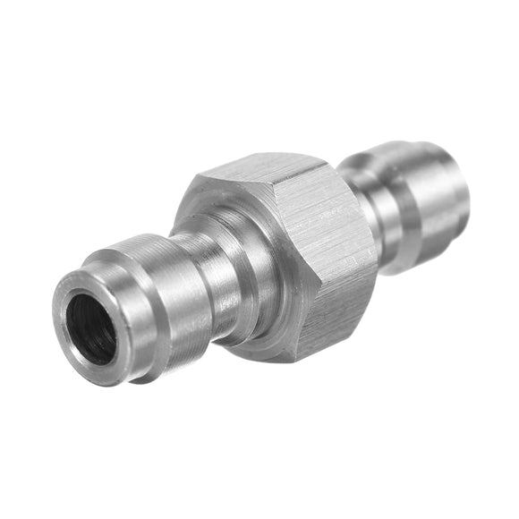 8mm Paintball PCP Quick Release Disconnect Coupler Doulbe Male Plug Connector