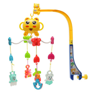 Baby Plaything Song Baby Crib Bed Bell Mobile Kid Toy Electric Musical Fun Comfortable Cute Toys