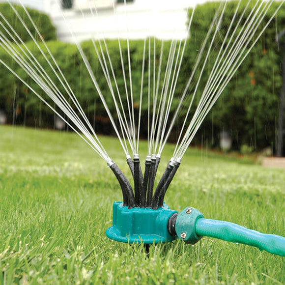 360 Sprinkler Garden Irrigation Multi-nozzle Lawn Green Roof Cooling Rotation Sprayer