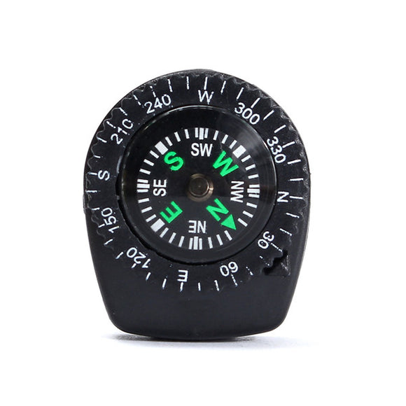 30x25mm EDC Plastic Portable Compass Camping Essential Tool