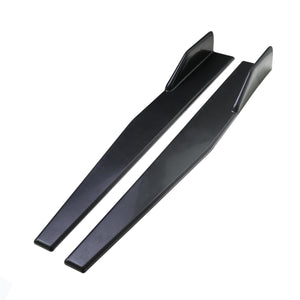 Universal Side Skirt Rocker Splitters Winglet Wings Canard Diffuser Plate