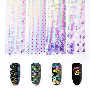 Nail Art Sticker Symphony Star Paper Set UV Gel DIY Decoration Kit