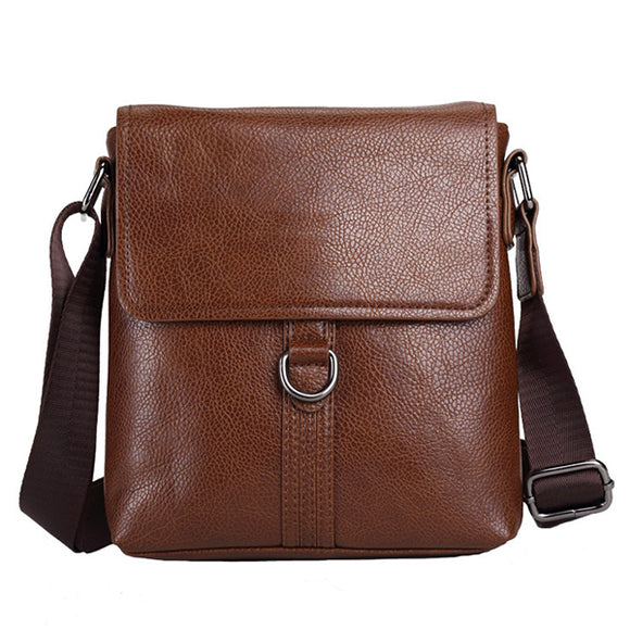 Men Luxury PU Leather Business Bag Male Messenger Bag Crossbody Shoulder Bag