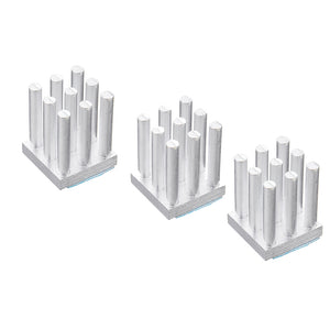 3pcs 10*10*12.5mm Radiator Cooling Block Square Heatsink for TMC2100/TMC2208/TMC2130 3D Printer Part