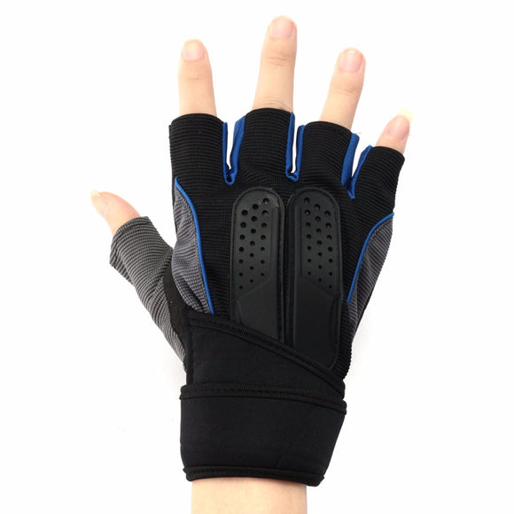 M Size Lifting Fitness Outdoor Sports Working Half Finger Gloves Motorcycle Bicycle Cycling