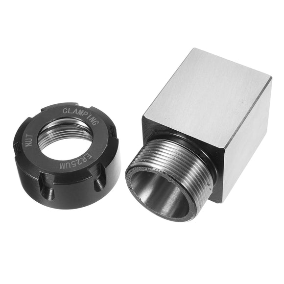 ER25 Collet Square Block Chuck Holder for 3900-5123 Engraving Machine Lathe CNC Tool