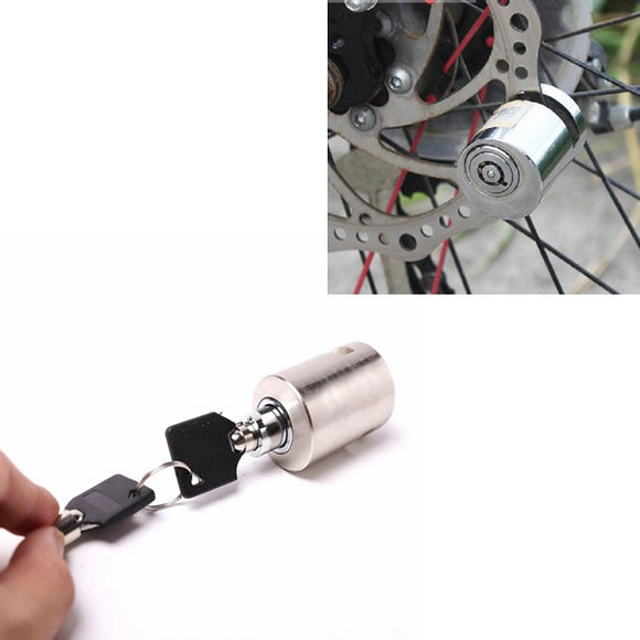 0.5cm Motorcycle Scooter Bicycle Wheel Brake Disc Anti Theft Lock Steel