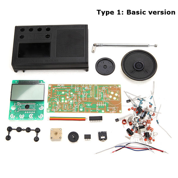 Geekcreit DIY 3V FM Radio Kit Electronic Learning Suite Frequency Range 72MHz-108.6MHz