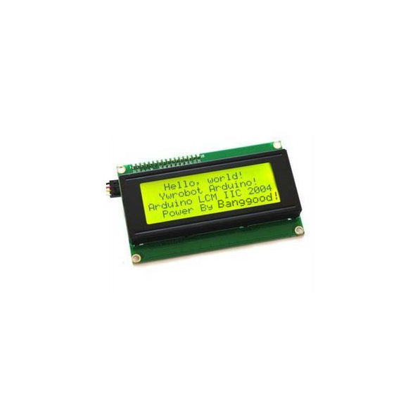 5Pcs IIC I2C 2004 204 20 x 4 Character LCD Display Module Yellow Green