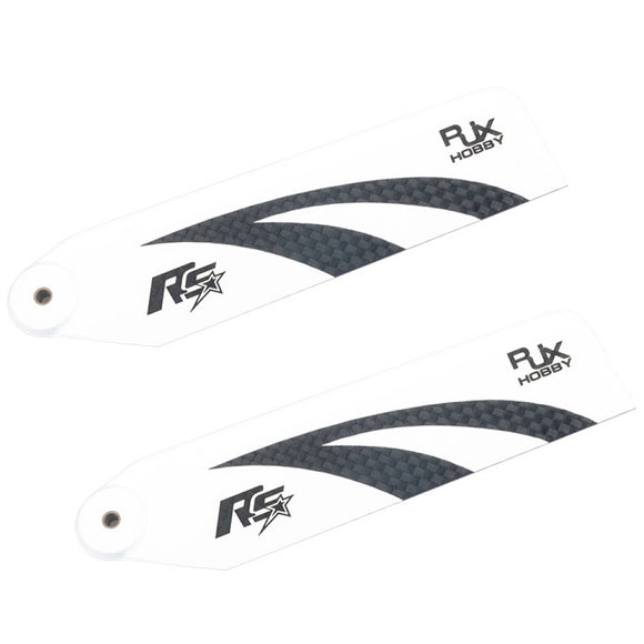 1 Pair RJX 110mm Carbon Fiber Tail Blade For 700 RC Helicopter