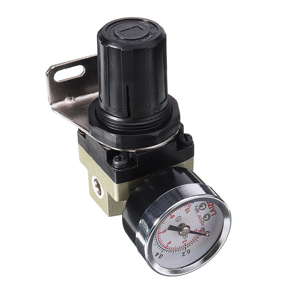 LAIZE SMC AR2000-02 Air Pressure Regulator Pneumatic Pressure Regulator Valve 1/4 Inch Port for Compressed Air System