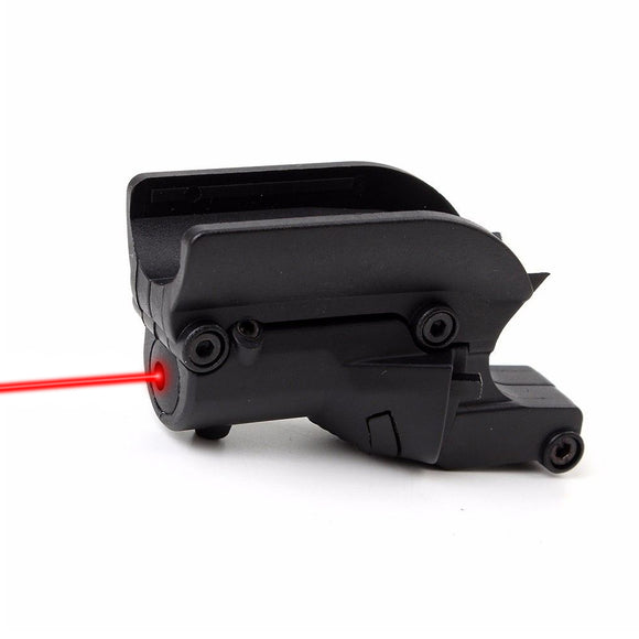 Tactical Compact Red Laser Sight Dot Hang Type Lateral Grooves Laser Aiming for Non-Rail 1911