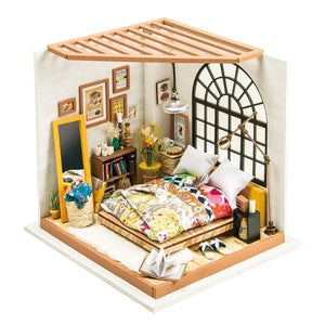 Robotime DG107 DIY Doll House Miniature With Furniture Wooden Dollhouse Toy Decor Craft Gift