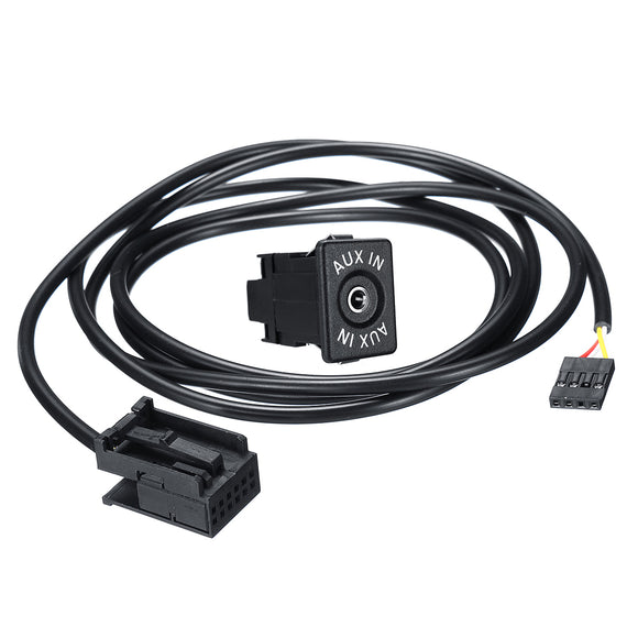 12Pin To AUX IN Audio Cable Adapter For BMW Z4 E83 E85 E86 X3 Mini Cooper