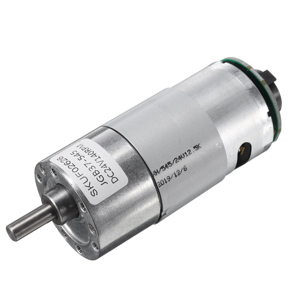 37GB-545 DC 24V 140RPM Gear Reducer Motor with Encoder Geared Reduction Motor
