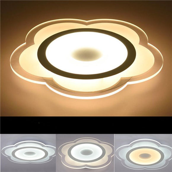 15W Modern Flower Shape Acrylic LED Ceiling Lights Living Room Bedroom Home Lamp AC220V