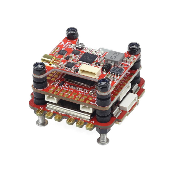 HGLRC FD765-VTX F7 Dual Gyro Flight Controller AIO OSD BEC & 65A L431 BL_32 4in1 ESC & 48CH VTX Stack for RC Drone
