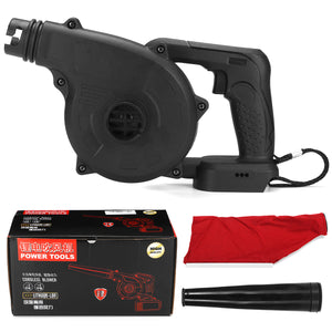 18V Cordless Rechargable Electric Air Blower Vacuum Cleaner Suction Blower Tool For Makita 18V Li-ion Battery W/ Air Hose