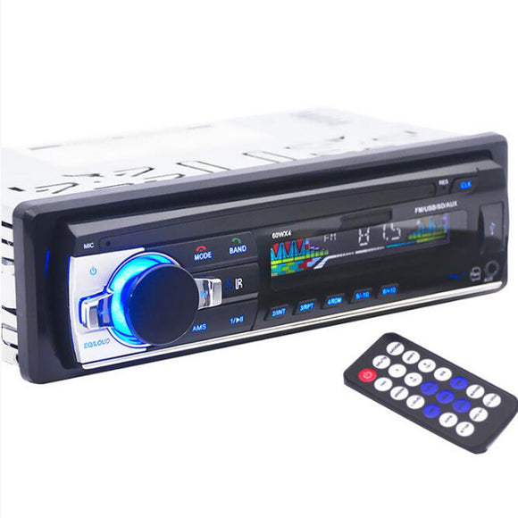 12V Car Radio bluetooth 1 DIN In Dash Aux Input FM Stereo Head Unit