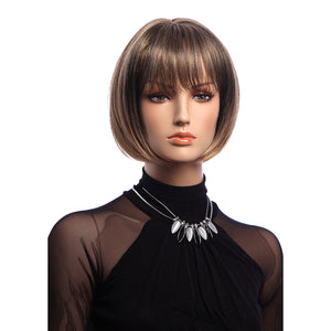 12 Inch Short Straight KANEKALON Full Wig Elegant Bobo Synthetic Wigs Net