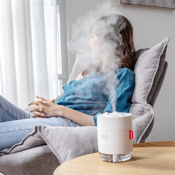 Minleaf 500mL Large Capacity Humidifier USB Night Light Air Humidifing Silent Humidification Personal Space Micron Water Mist Sprayer