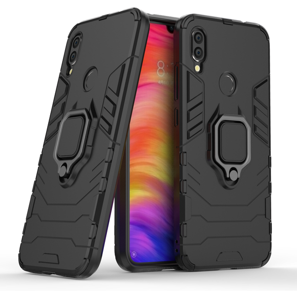Bakeey Armor Magnetic Card Holder Shockproof Protective Case For Xiaomi Redmi Note 7 / Redmi Note 7 PRO