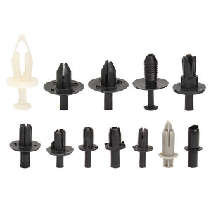 350pcs Plastic Car Repair Rivets Pin Fastener Screws Push Assortment Kit