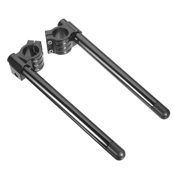 31mm CNC Fork Clip-ons Bar 7/8inch Tube Riser Handlebar Aluminum 3-Colors
