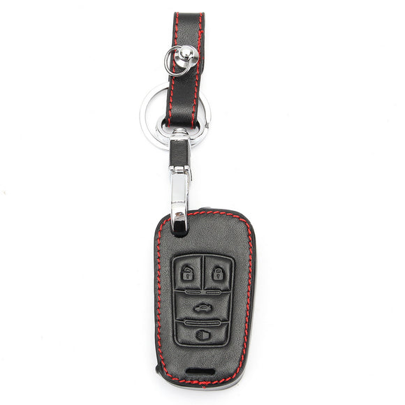 4 Buttons Car Remote Fold Key Fob Chain Cover Holder for Chevrolet
