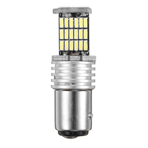 1PCS 1157 BAY15D 45SMD LED Car Brake Lights CANBUS Error Free Tail Turn Signal Bulb 15W White